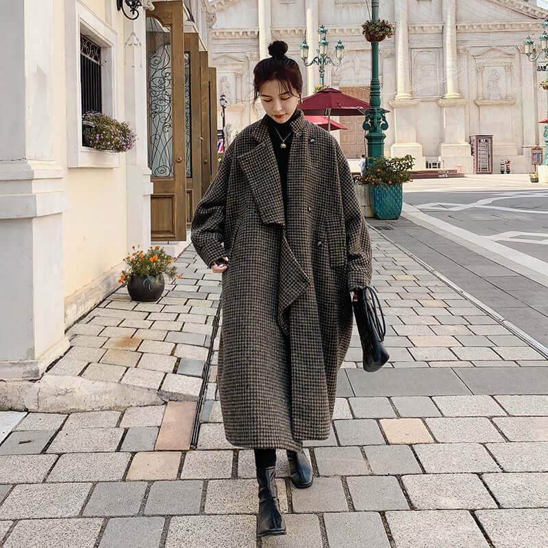 Maxi wool online coat womens