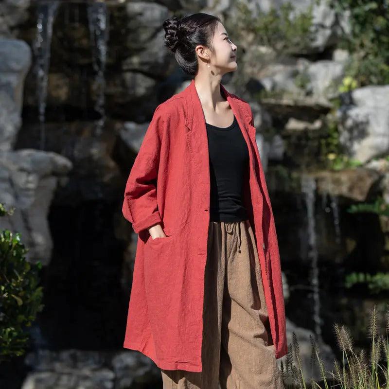 Women's Linen Cardigan