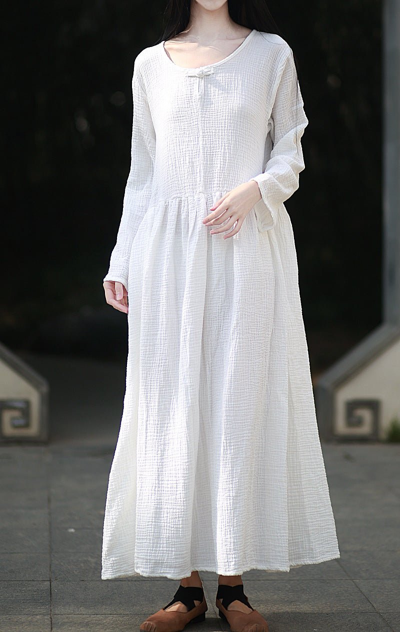 Cotton Dresses for Women Stylish Women's Fashion Retro Wear by Thebesttailor