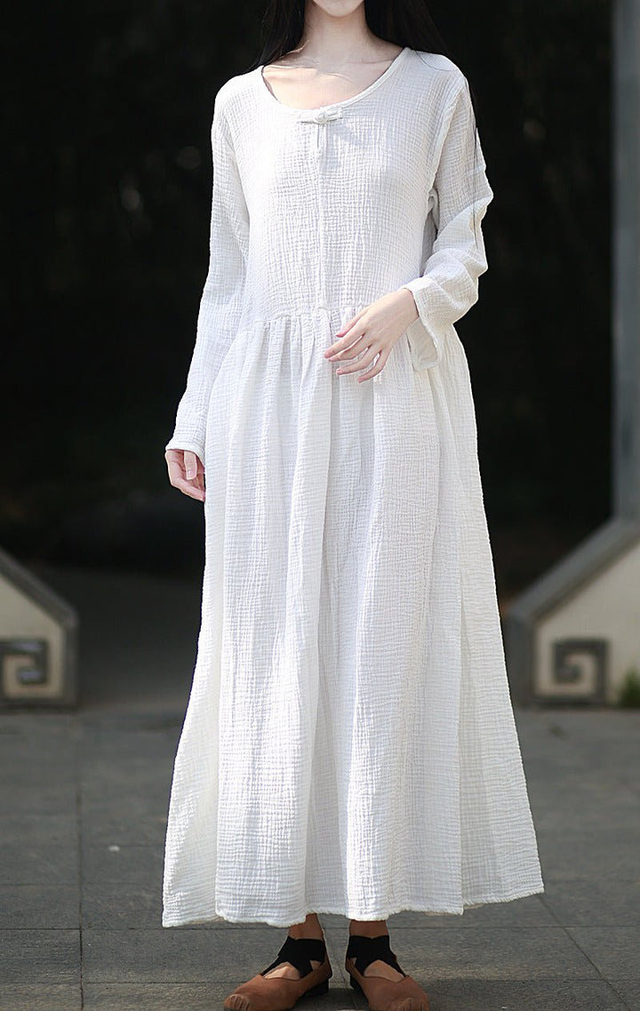 Cotton Dresses for Women Stylish Women's Fashion Retro Wear by Thebesttailor