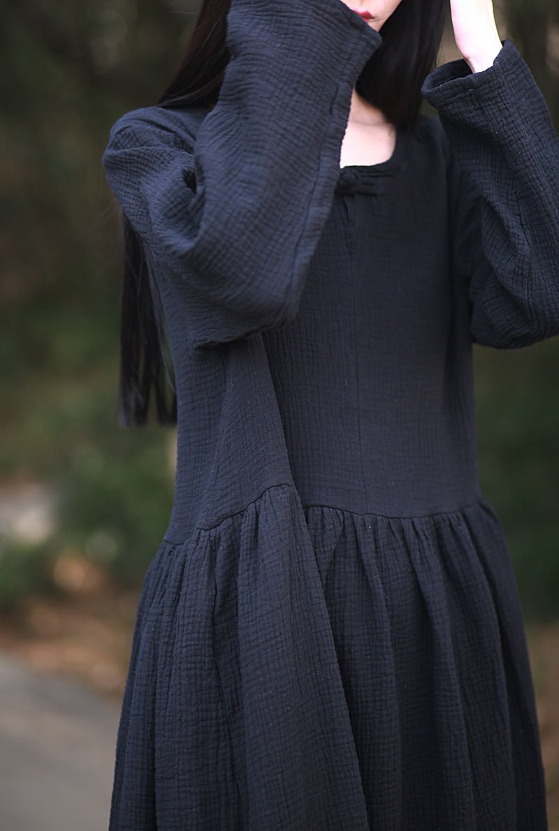 Cotton Dresses for Women Stylish Women's Fashion Retro Wear by Thebesttailor