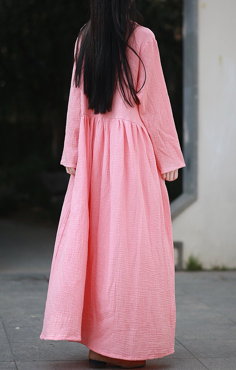 Cotton Dresses for Women Stylish Women's Fashion Retro Wear by Thebesttailor