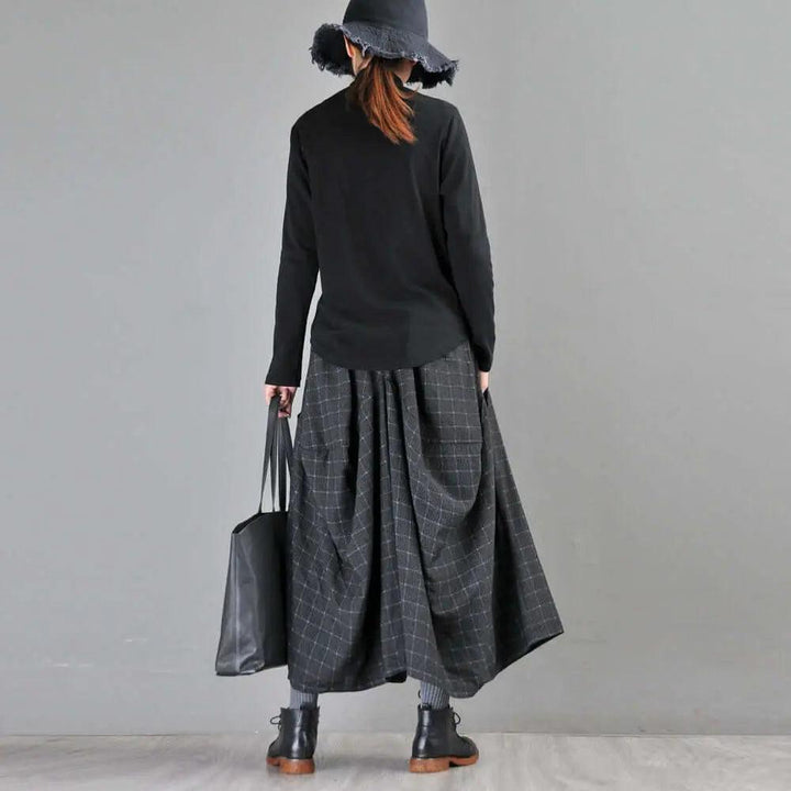 Cotton Wide Leg Pants 