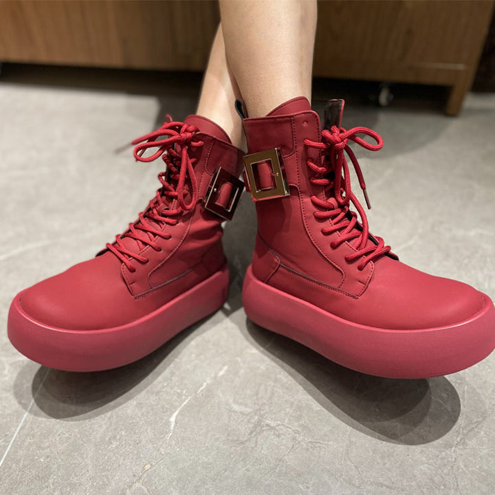 platform Martin boots for edgy outfits