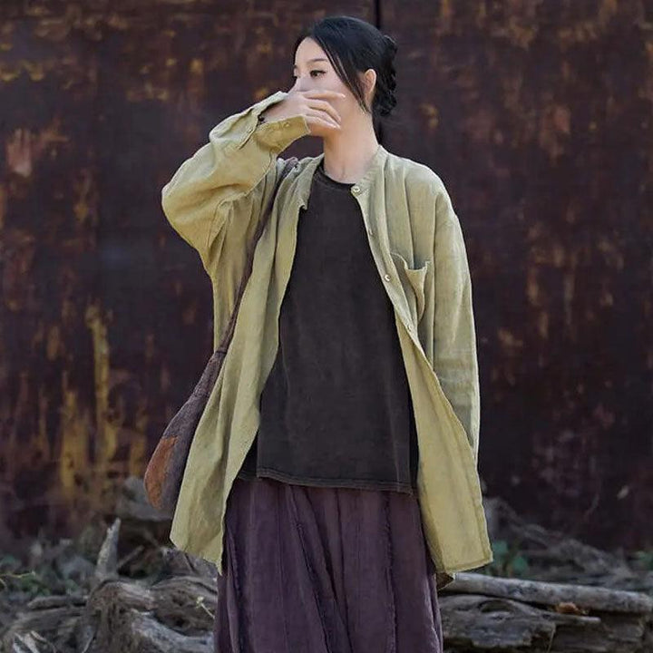 Elegant Vintage Linen Shirts for Stylish Women Thebesttailor