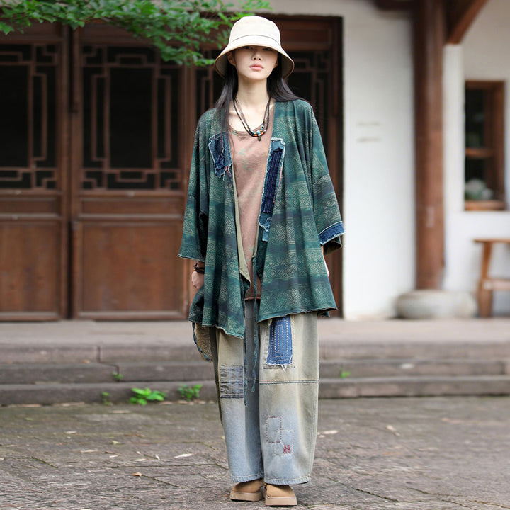 Zen autumn midi cardigan top for women