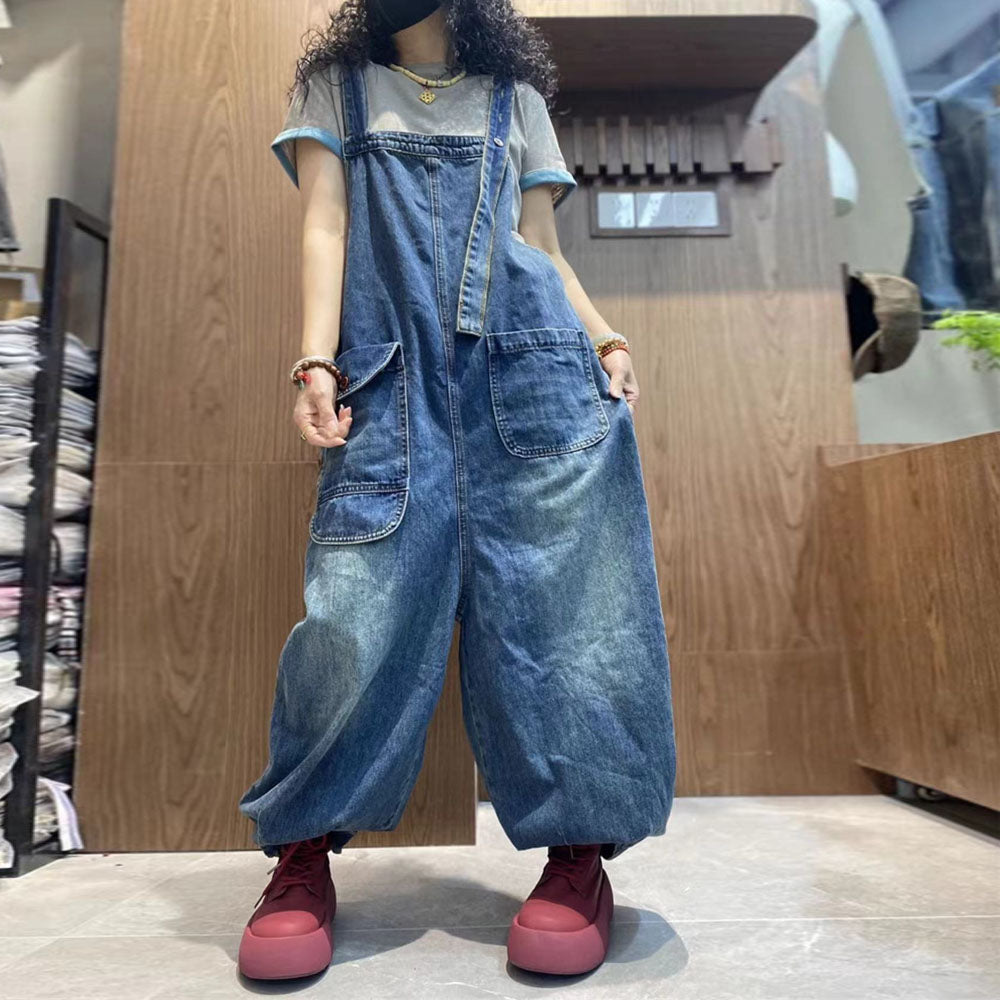 Overalls for Women womens cotton overalls blue denim overalls by Thebesttailor