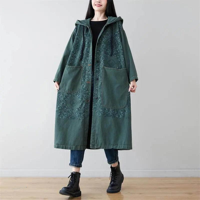 Hooded Denim Jackets for Women 
