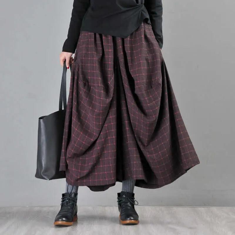 Cotton Wide Leg Pants 