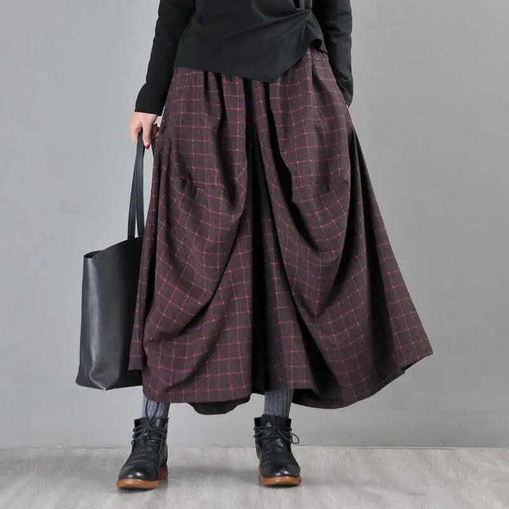 Cotton Wide Leg Pants 