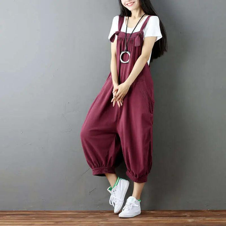 Retro Dark Green Denim Sleeveless Dress with Straps-Women's dress-Thebesttailor-Thebesttailor