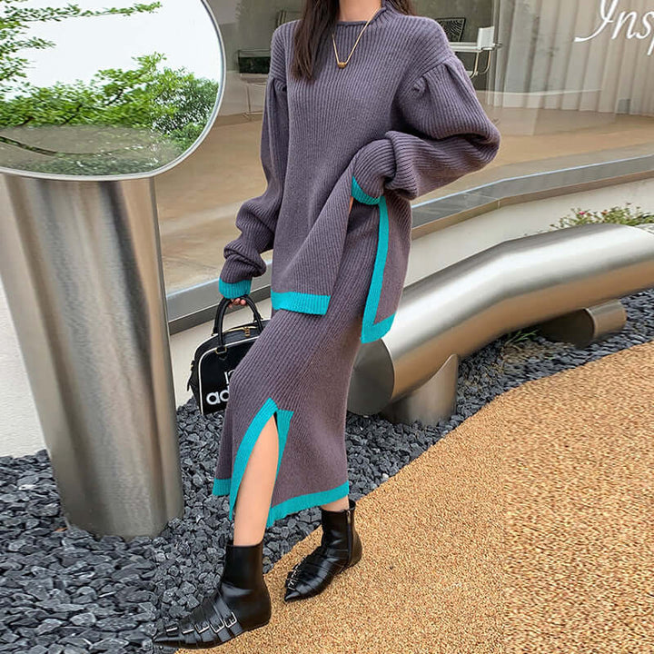 Autumn White Linen Vintage Long Sleeve Robe Woman Long Dress