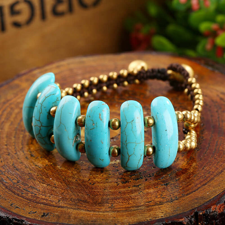 Multi-Strand Beaded Bracelets, Ladies Hand Turquoise