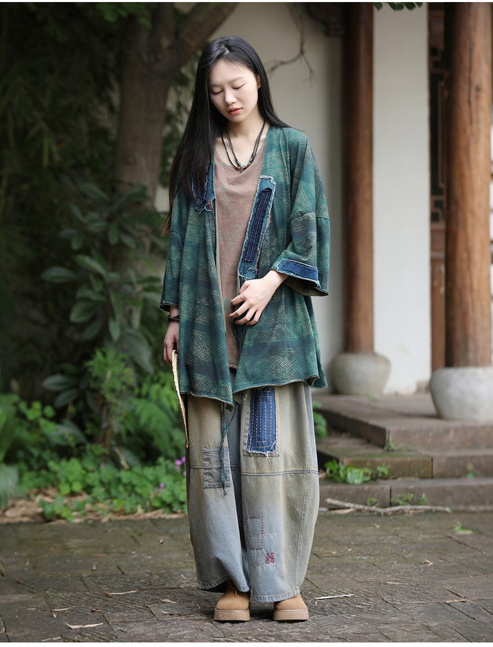 Zen autumn midi cardigan top for women