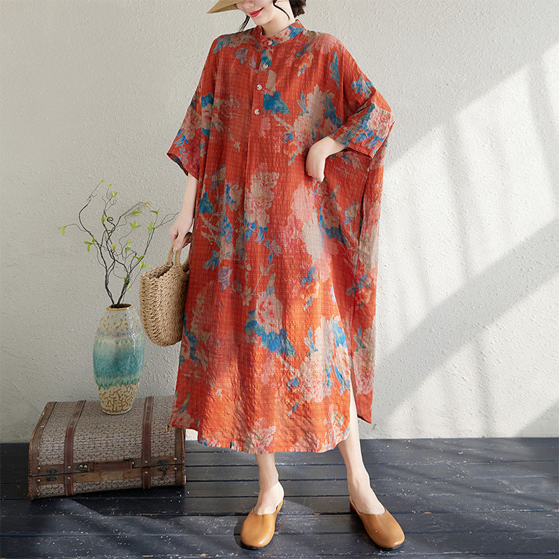 Oversized Long Shirt Dress for Women