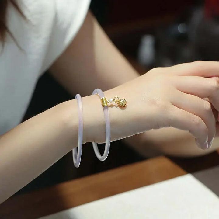 Chalcedony Jingle Bracelet