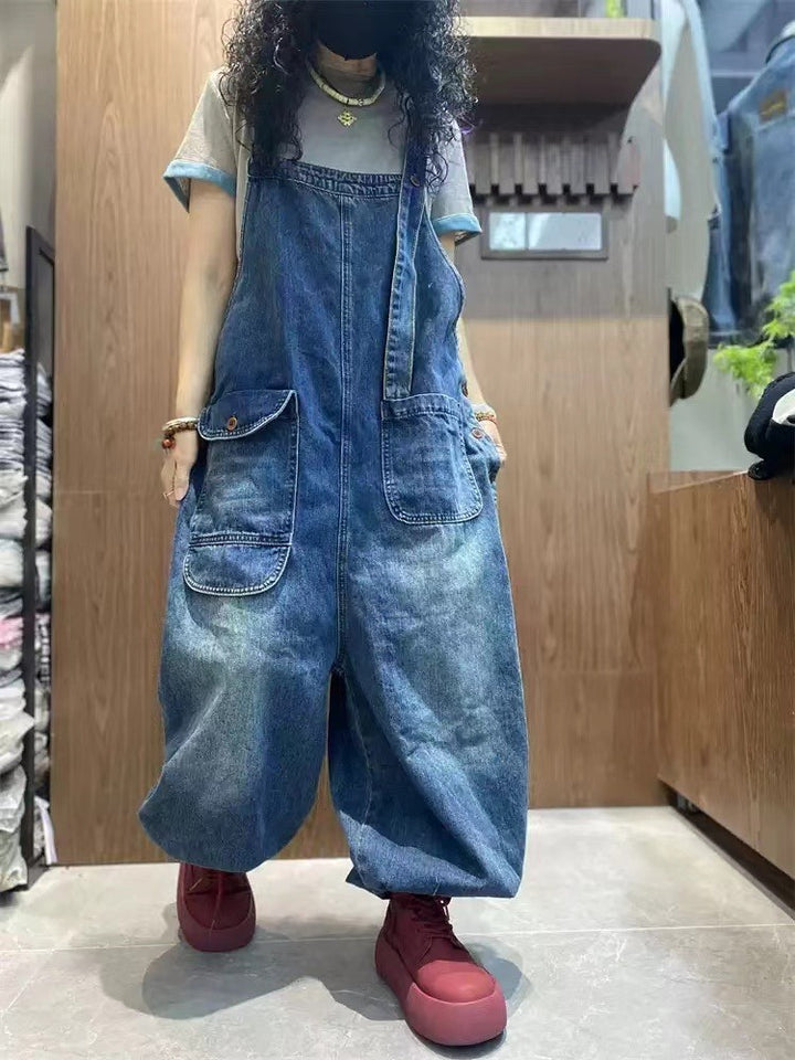 Overalls for Women womens cotton overalls blue denim overalls by Thebesttailor