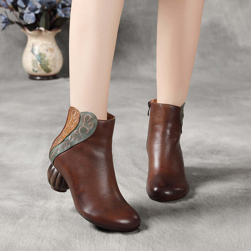 Women's Round Toe Ankle Boots