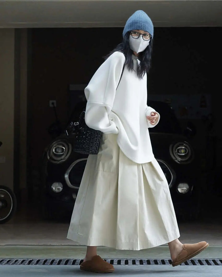 Pleated Cotton Skirts