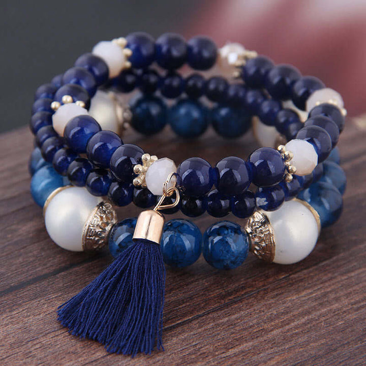 Boho Beaded Bracelets | Acrylic Beads Bracelets | Thebesttailor