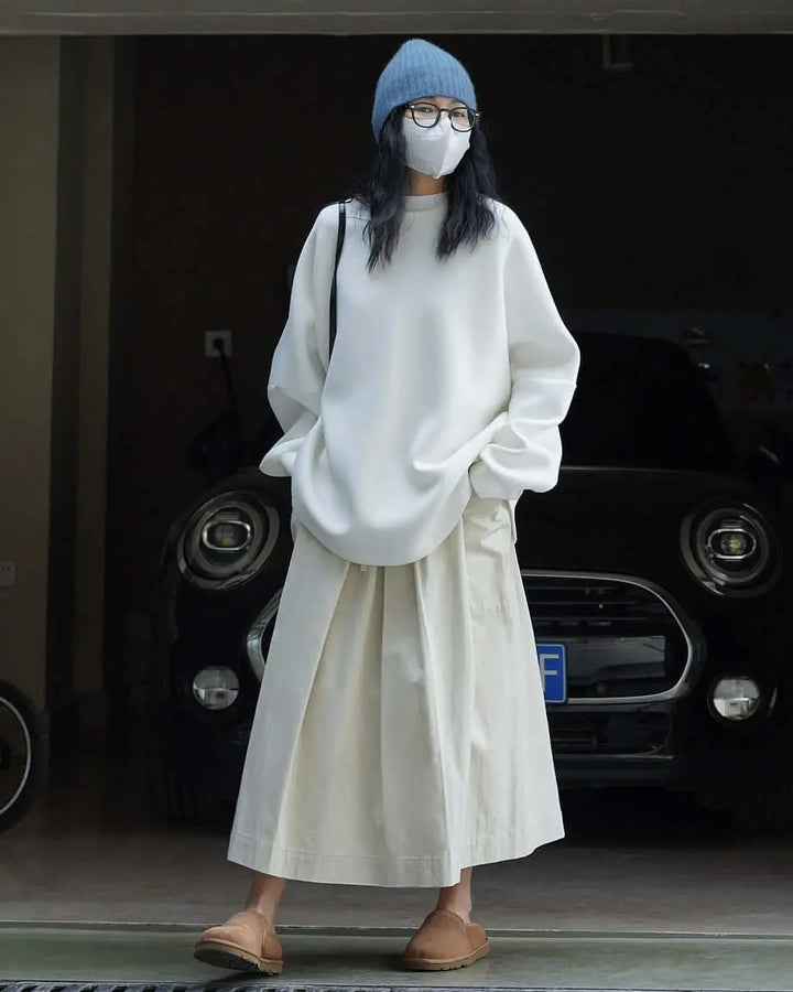 Pleated Cotton Skirts
