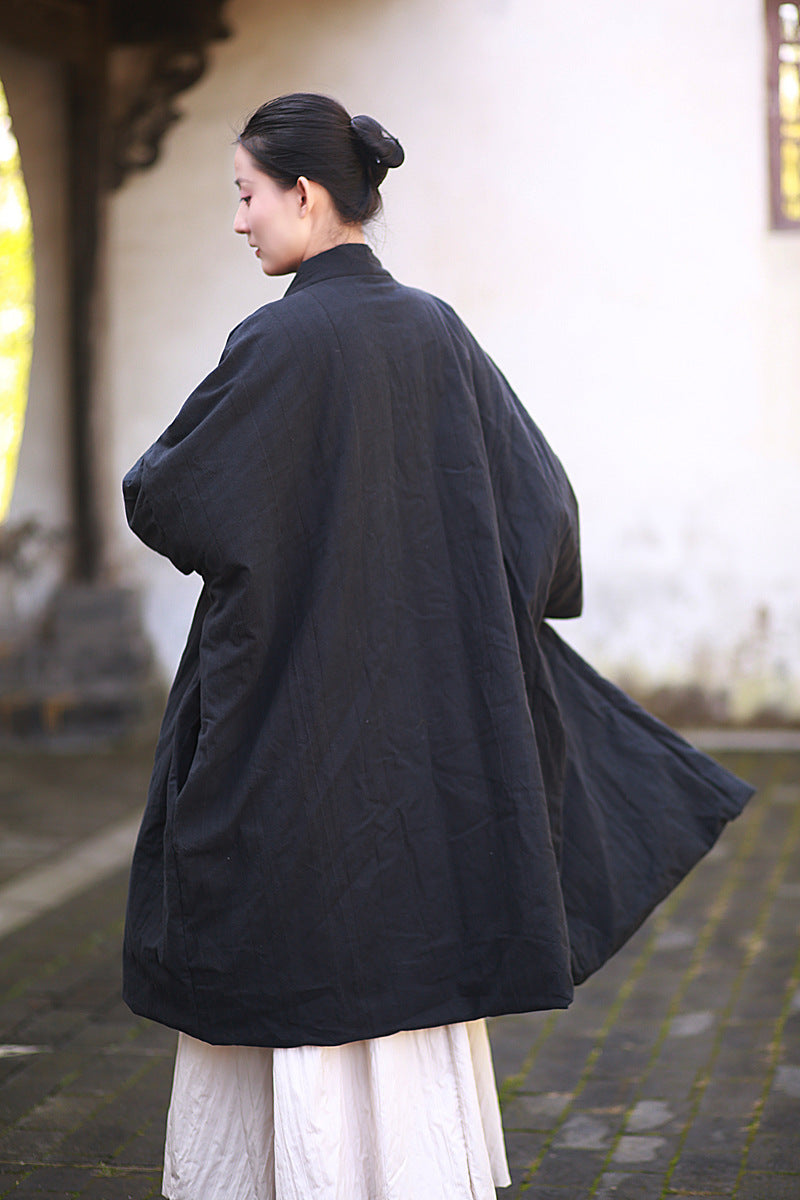 Women's linen-filled winter warm coat