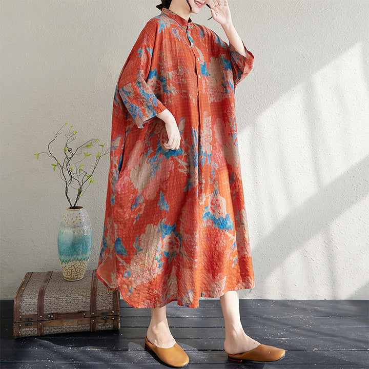 Oversized Long Shirt Dress for Women