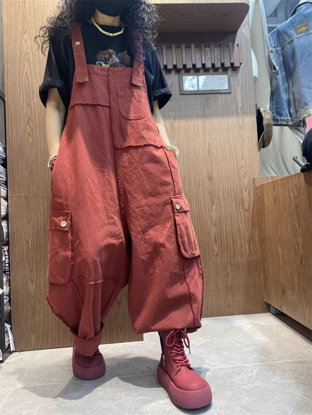 jean jumpsuit jean overalls for women Thebesttailor
