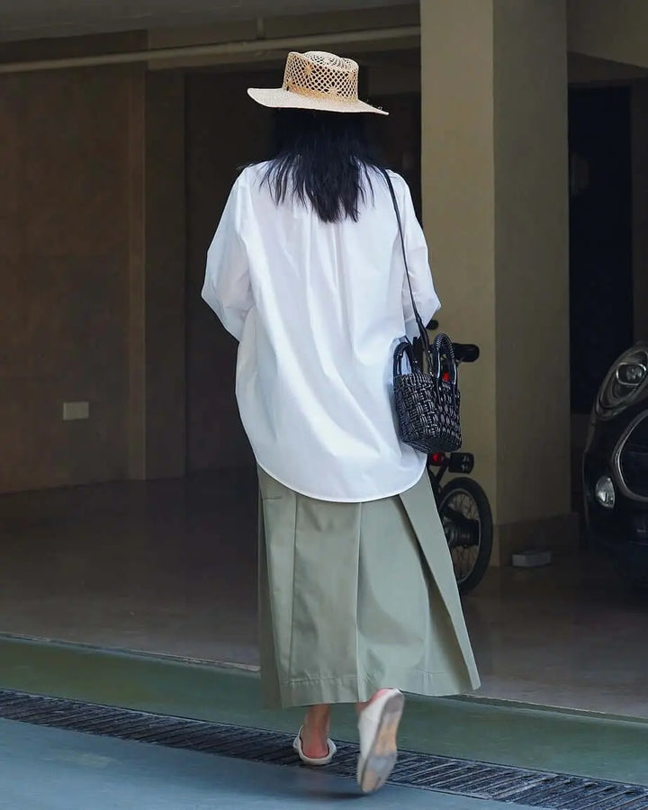 Pleated Cotton Skirts