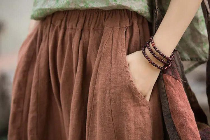 Linen Harem Pants for Women: Comfy Casualwear-Women's pants-Thebesttailor-Thebesttailor