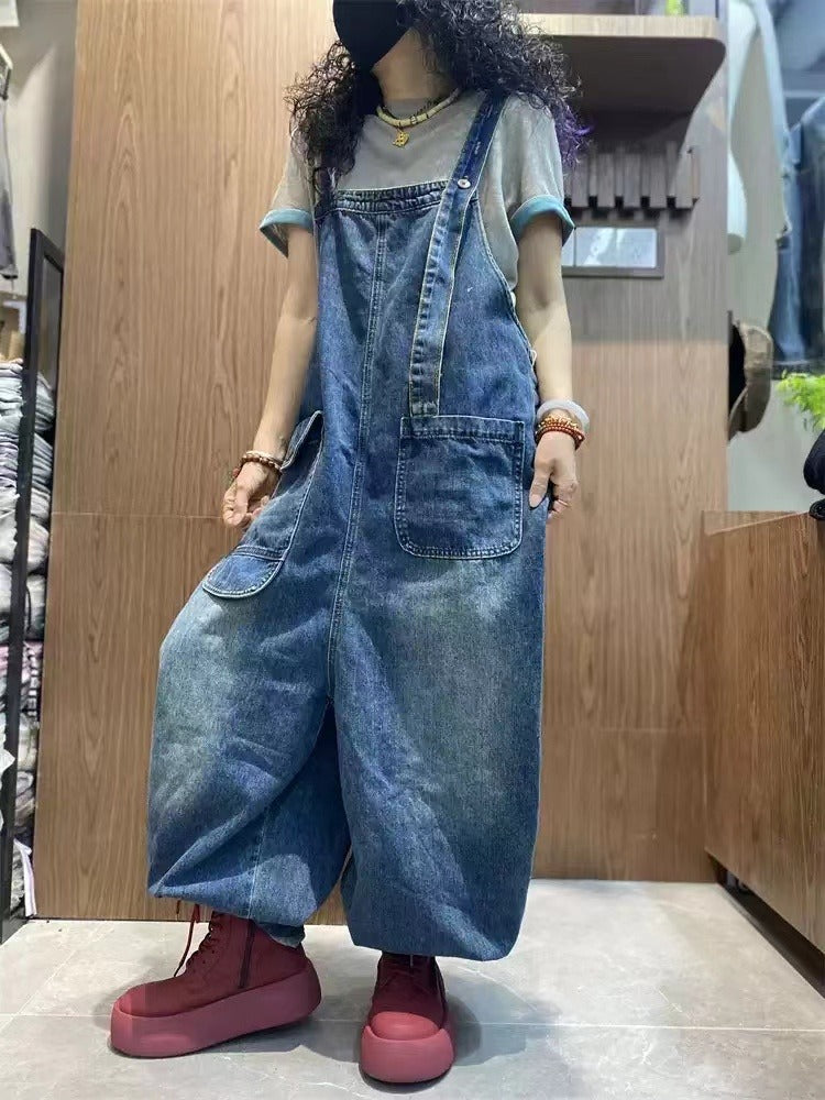 Overalls for Women womens cotton overalls blue denim overalls by Thebesttailor