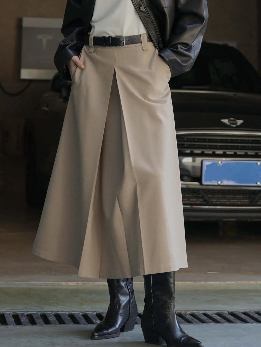Women Long Pleated Skirts