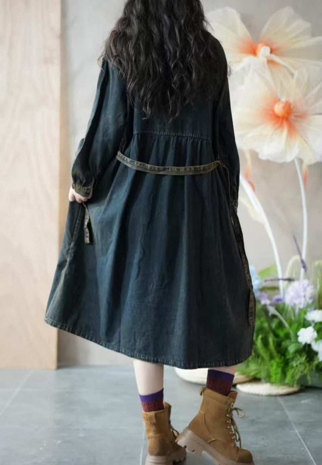 plus size denim dress for fall