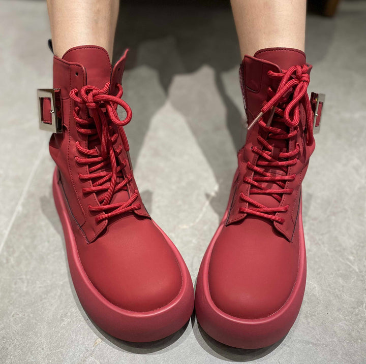 platform Martin boots for edgy outfits