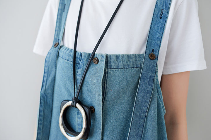Summer Casual Blue Gradient Color Overalls for Women
