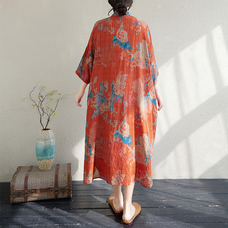 Oversized Long Shirt Dress for Women