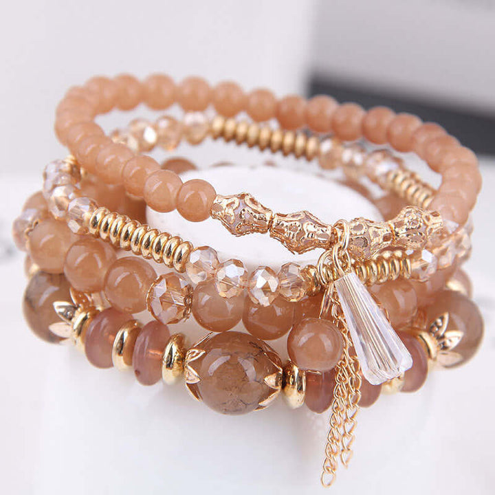 Crystal Beaded Bracelets 