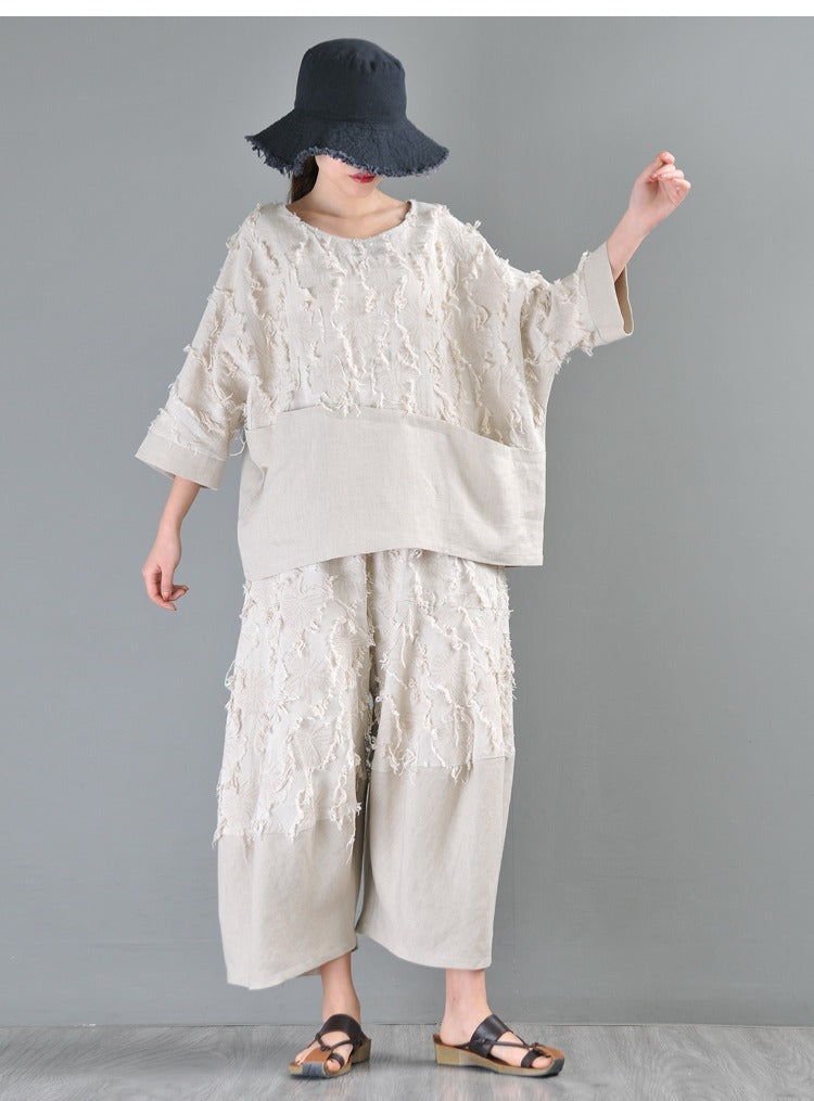 wide leg linen summer trousers Linen Wide Leg Pants Outfits