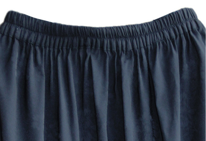 Chinese Style Horse Face Swing Skirt
