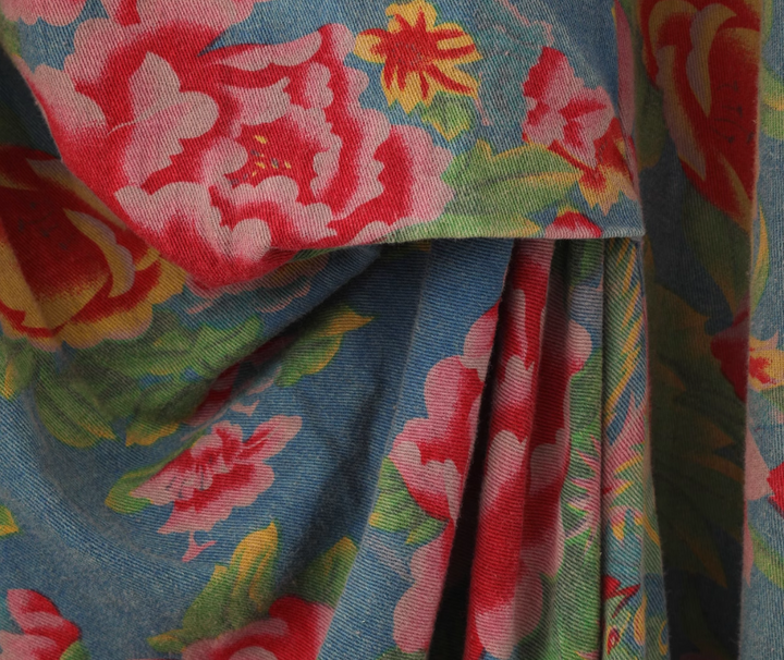 Cotton Print Boho Summer Short Sleeve Dress by Thebesttailor