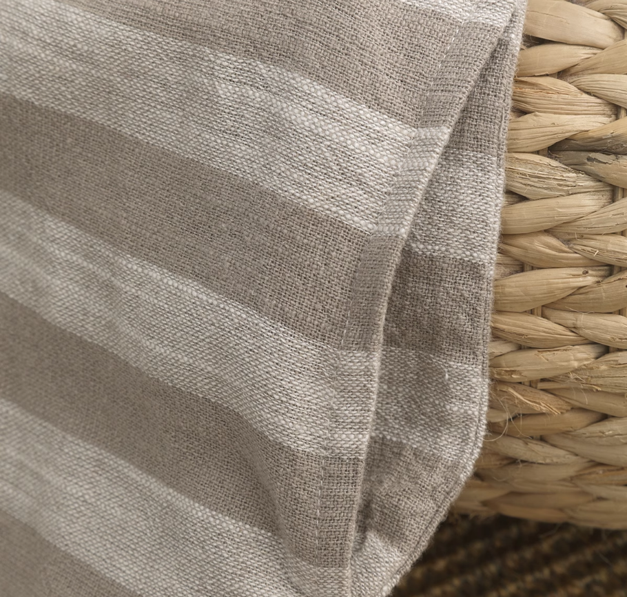 Summer Linen Oversized Striped Dress for Women