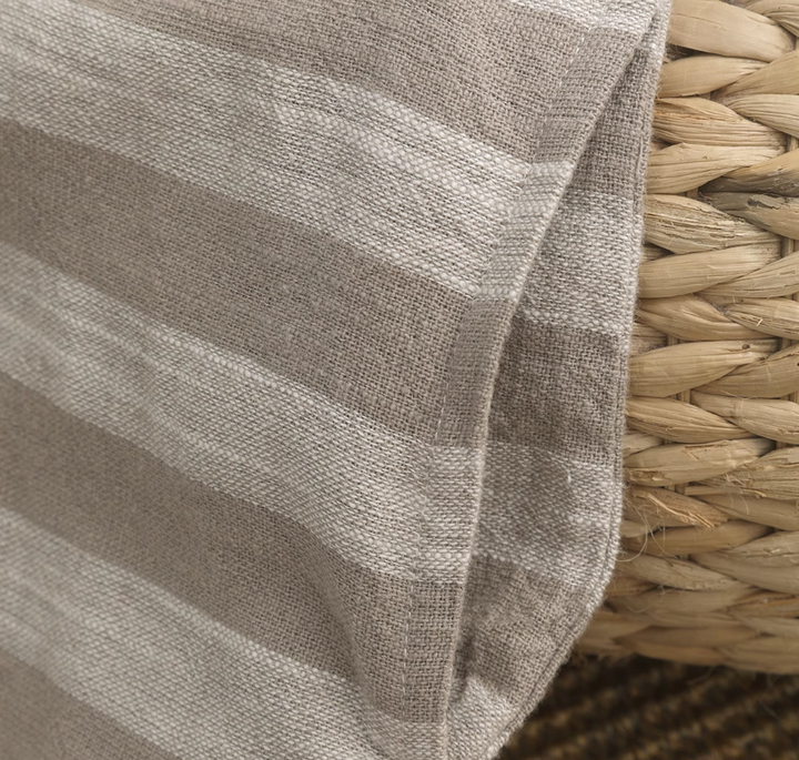 Summer Linen Oversized Striped Dress for Women