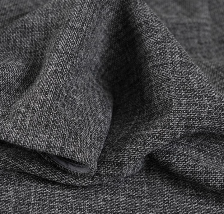 Winter Casual Gray Asymmetrical Top Long Sleeve