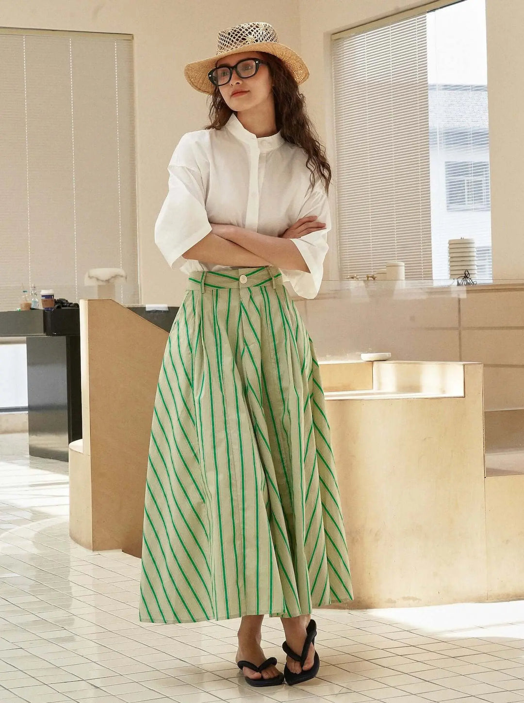 Women's Cotton A-Line Skirts
