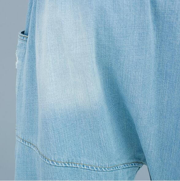 women's Loose Pocket Jeans 