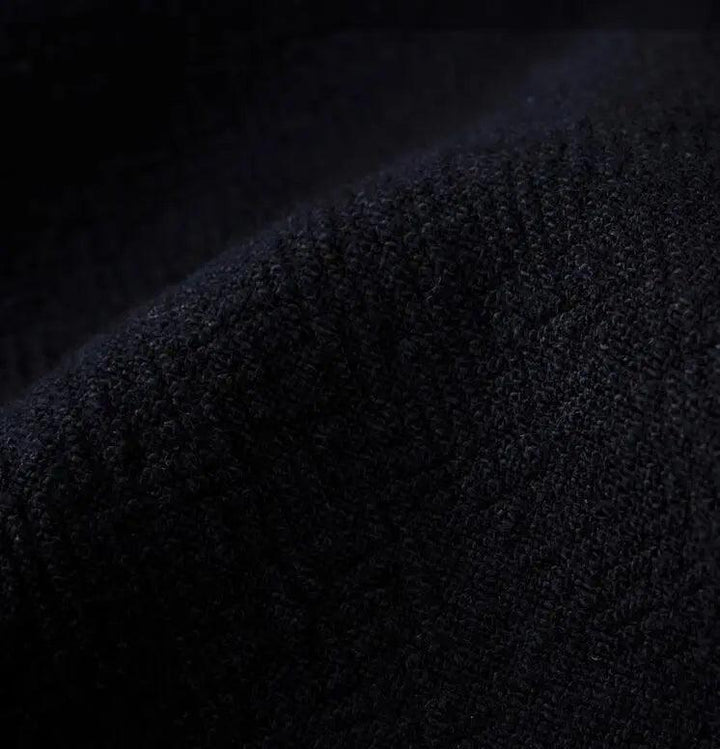 Black Linen High-Waisted Bohemian Harem Pants for Women-Women's pants-Thebesttailor-Thebesttailor