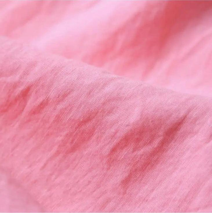 Prom dresses - Loose Fit A-Line Summer Pink Robe-Women's dress-Thebesttailor-Thebesttailor