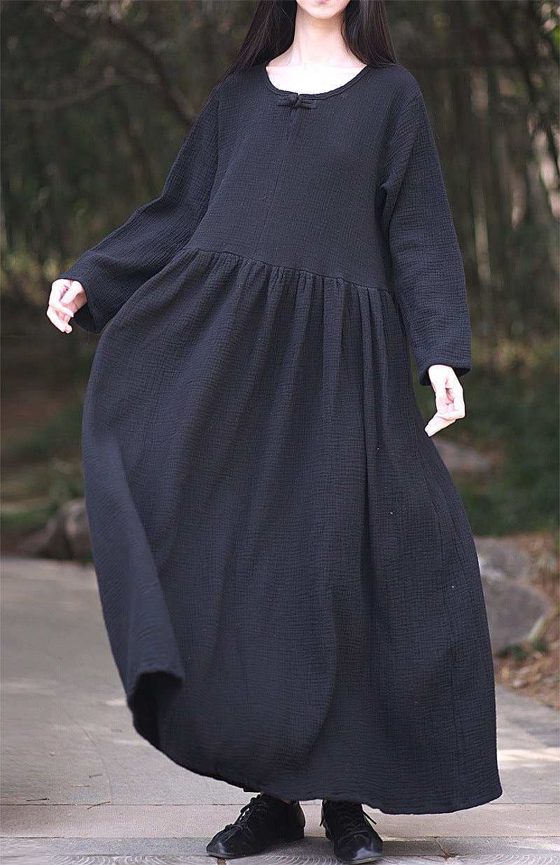 Cotton Dresses for Women Stylish Women's Fashion Retro Wear by Thebesttailor