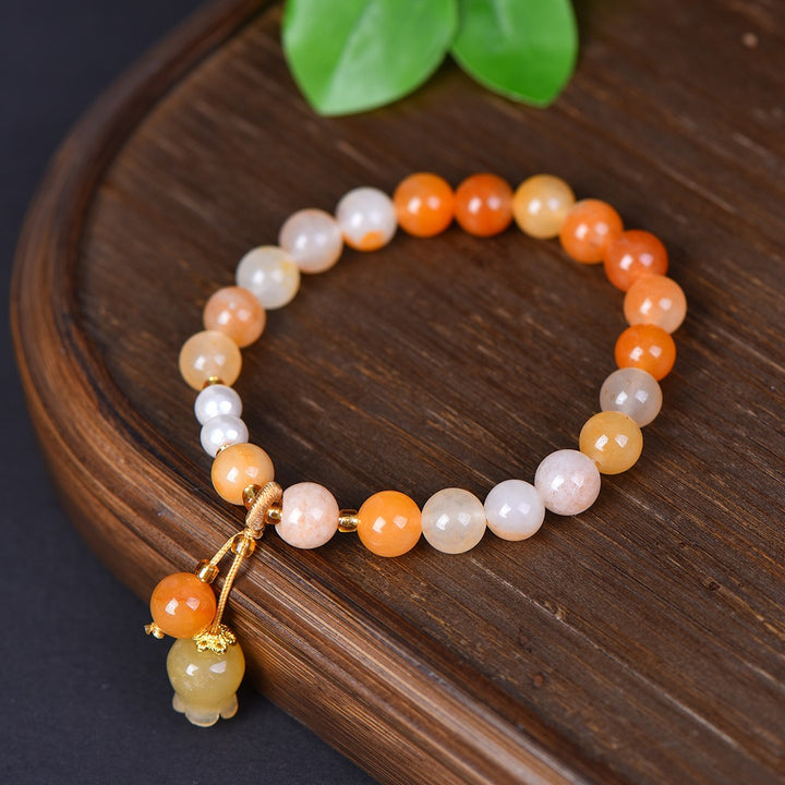 Authentic Chicken Oil Yellow Jade Bracelet