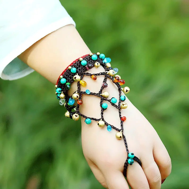 Bohemia Bell Bracelet With Ring